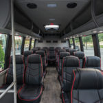 Excel Limousine Minibus interior photo leather multi row seating