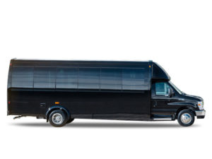Excel Limousine Mini Bus Black Exterior